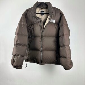 The North Face Nuptse Brown 700 Fill Goose Down Puffer Jacket XXL